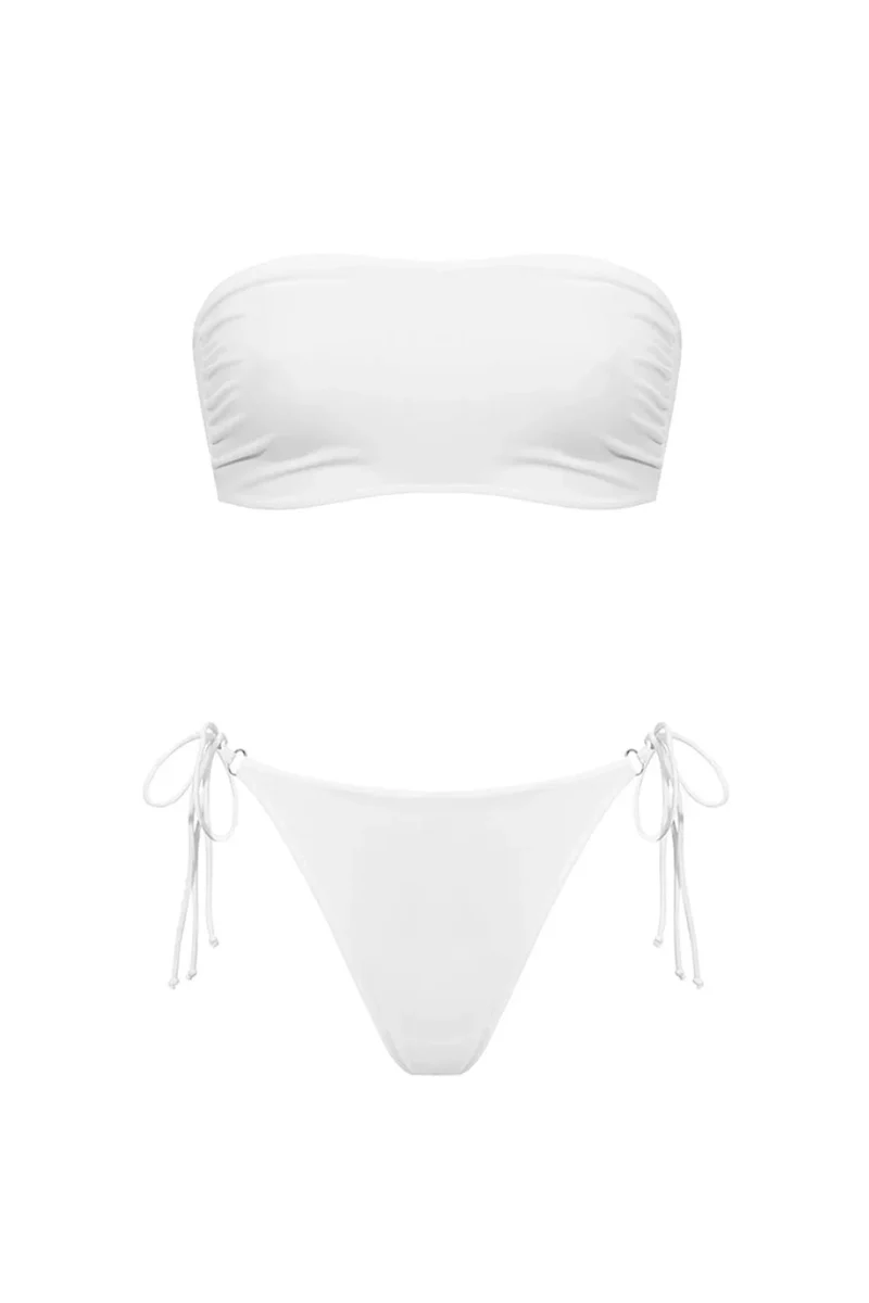Biały zestaw bikini Maui Off White - Image 2
