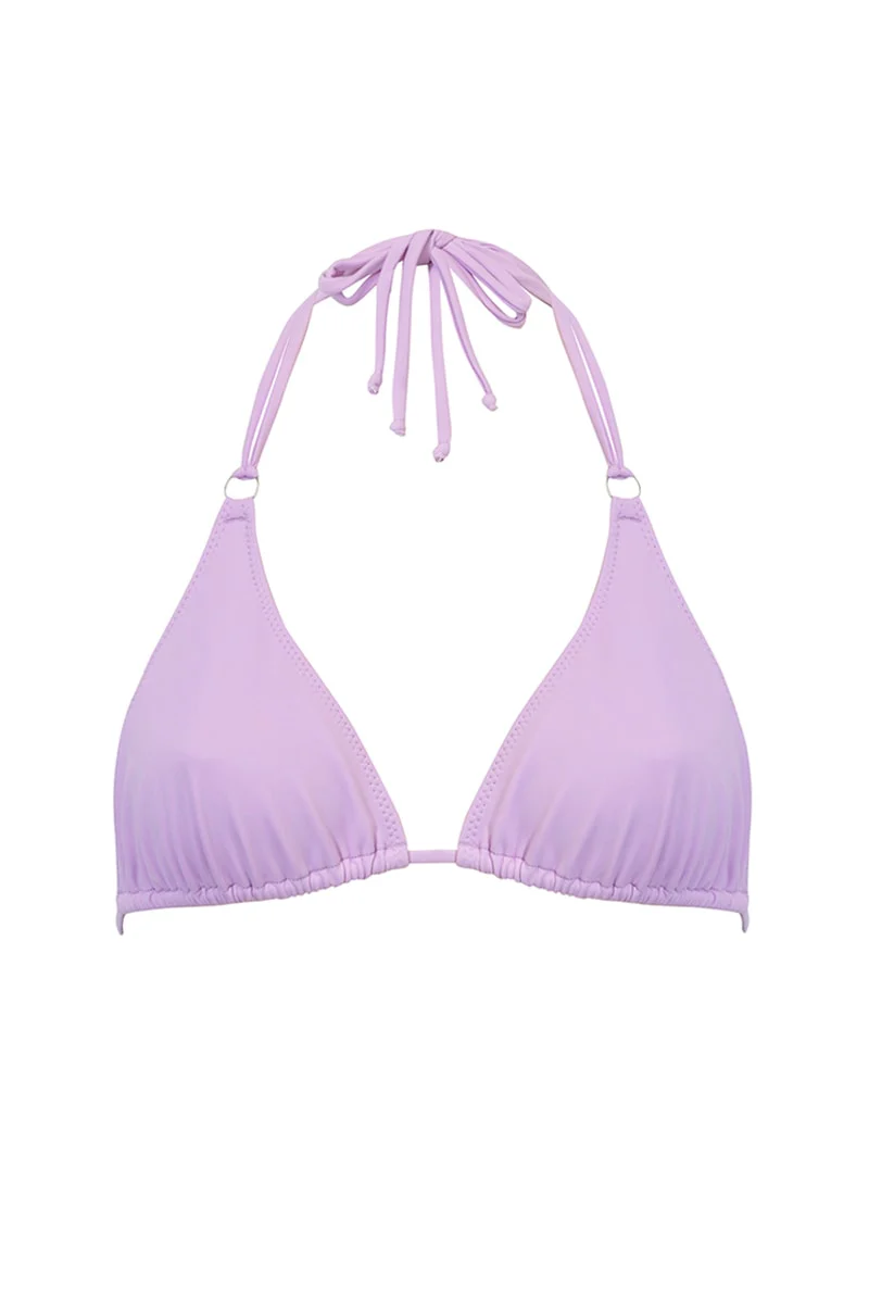 Fioletowy trójkątny stanik od bikini Maui