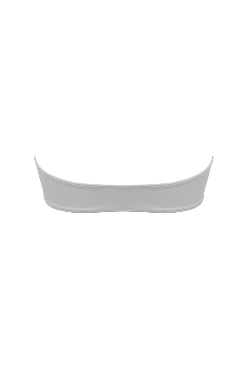 Szara góra od kostiumu typu bandeau Kawai - Image 3